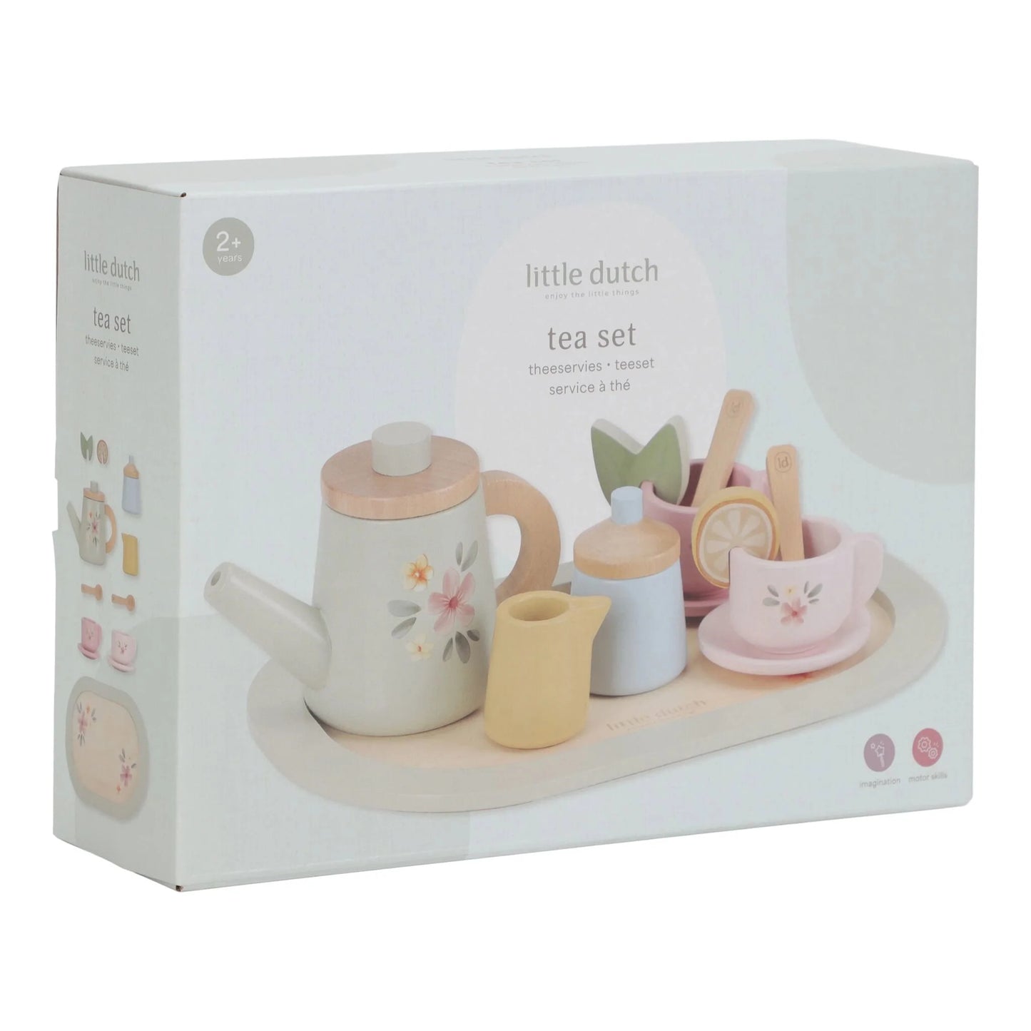 Little Dutch - Houten theeservies | Meerkleurig | Essentials