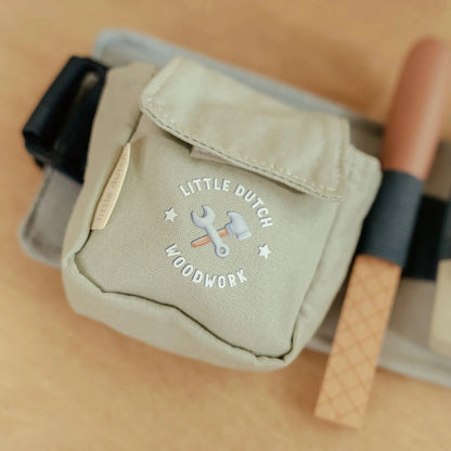 Little Dutch - Houten gereedschapsriem | Blauw | Essentials