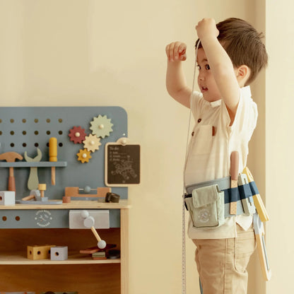 Little Dutch - Houten gereedschapsriem | Blauw | Essentials