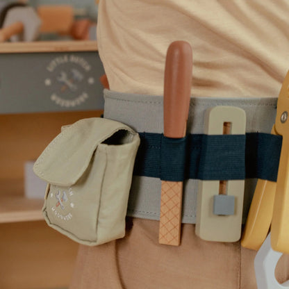 Little Dutch - Houten gereedschapsriem | Blauw | Essentials