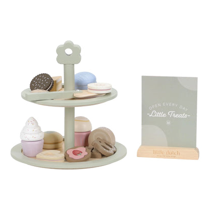 Little Dutch - Houten etagère | Groen | Essentials