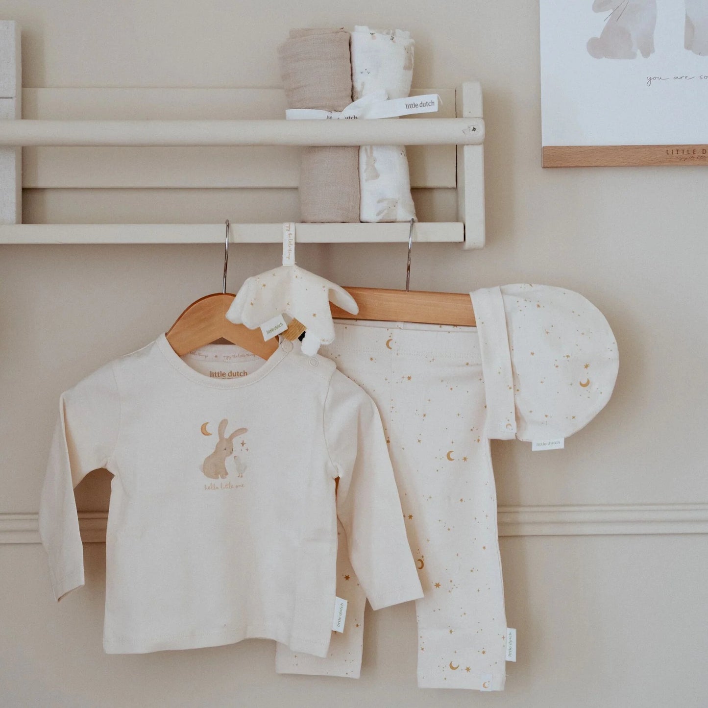 Little Dutch - Kraamcadeau kleding set | Beige