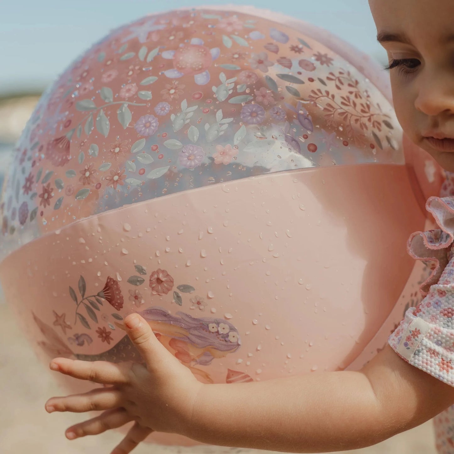 Little Dutch - Strandbal | Roze | Dreamy Mermaid