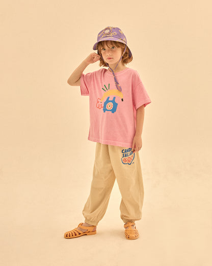 Jelly Mallow – Banana Telephone Pigment T-shirt Pink