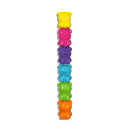 OOLY - Bear Besties Stacking Highlighters | 5 Neon Markeerstiften