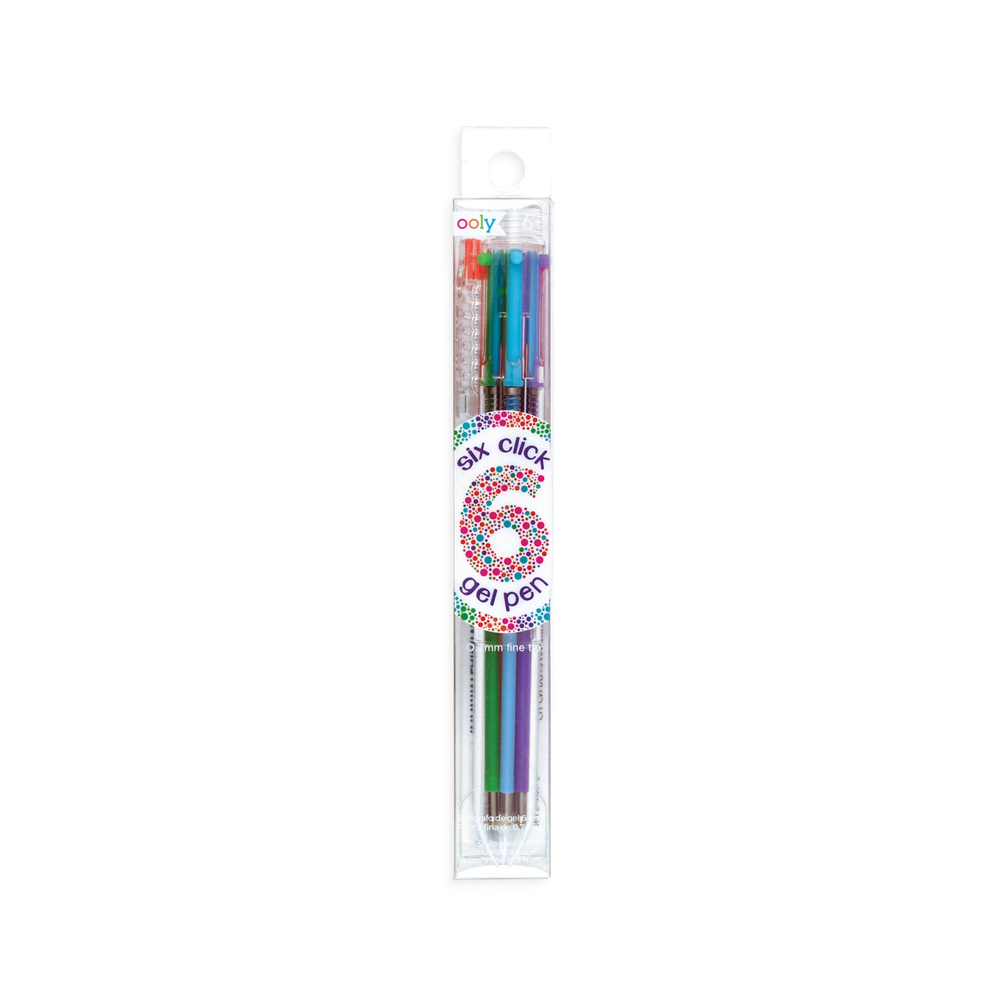 OOLY - 6 Click Gel Pen Classic | 6 Kleuren in 1 Pen