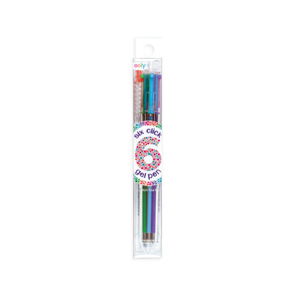OOLY - 6 Click Gel Pen Classic | 6 Kleuren in 1 Pen