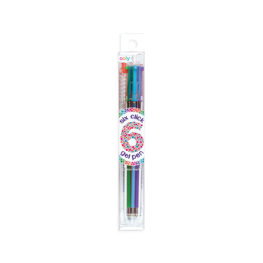 OOLY - 6 Click Gel Pen Classic | 6 Kleuren in 1 Pen