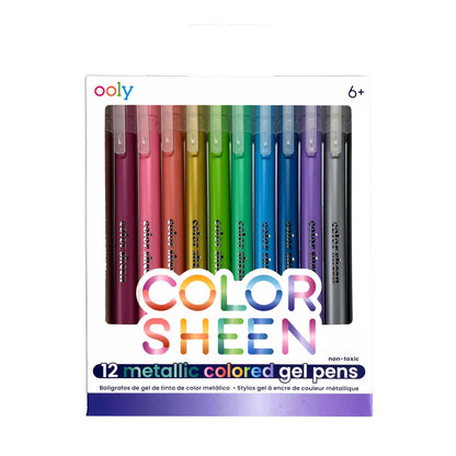 OOLY - Color Sheen Metallic Gel Pens | Set van 12