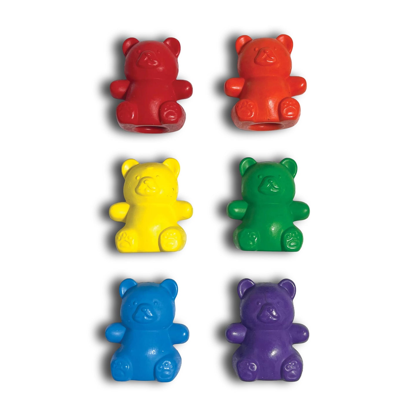 OOLY - Cuddly Cubs Bear Finger Crayons | Set van 6