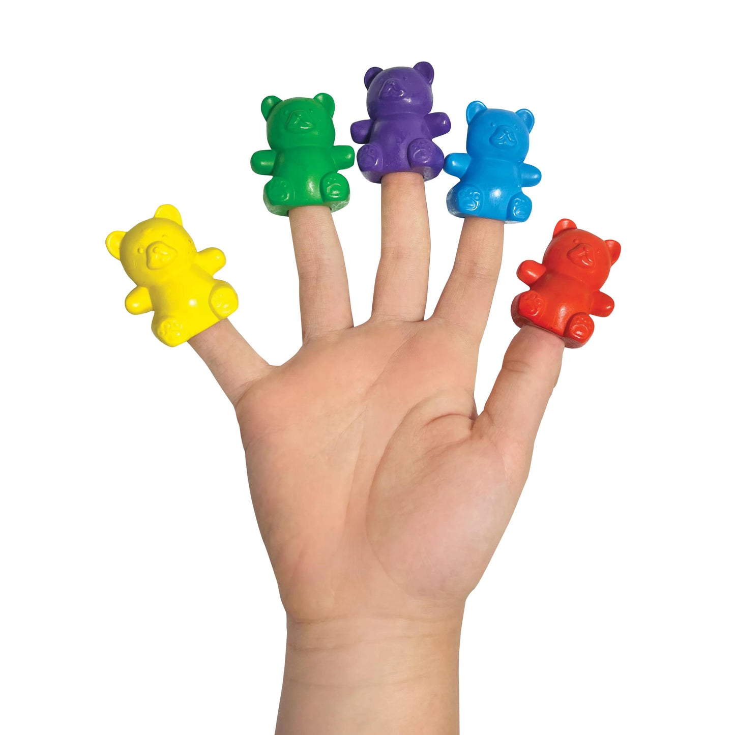 OOLY - Cuddly Cubs Bear Finger Crayons | Set van 6