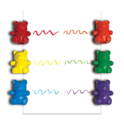OOLY - Cuddly Cubs Bear Finger Crayons | Set van 6