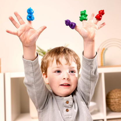 OOLY - Cuddly Cubs Bear Finger Crayons | Set van 6