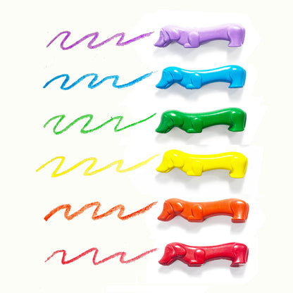 OOLY - Pawsome Pups Dog Crayons | Set van 6