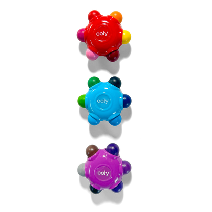 OOLY - Color Burst Grip Crayons (Set van 3 | 18 Kleuren)
