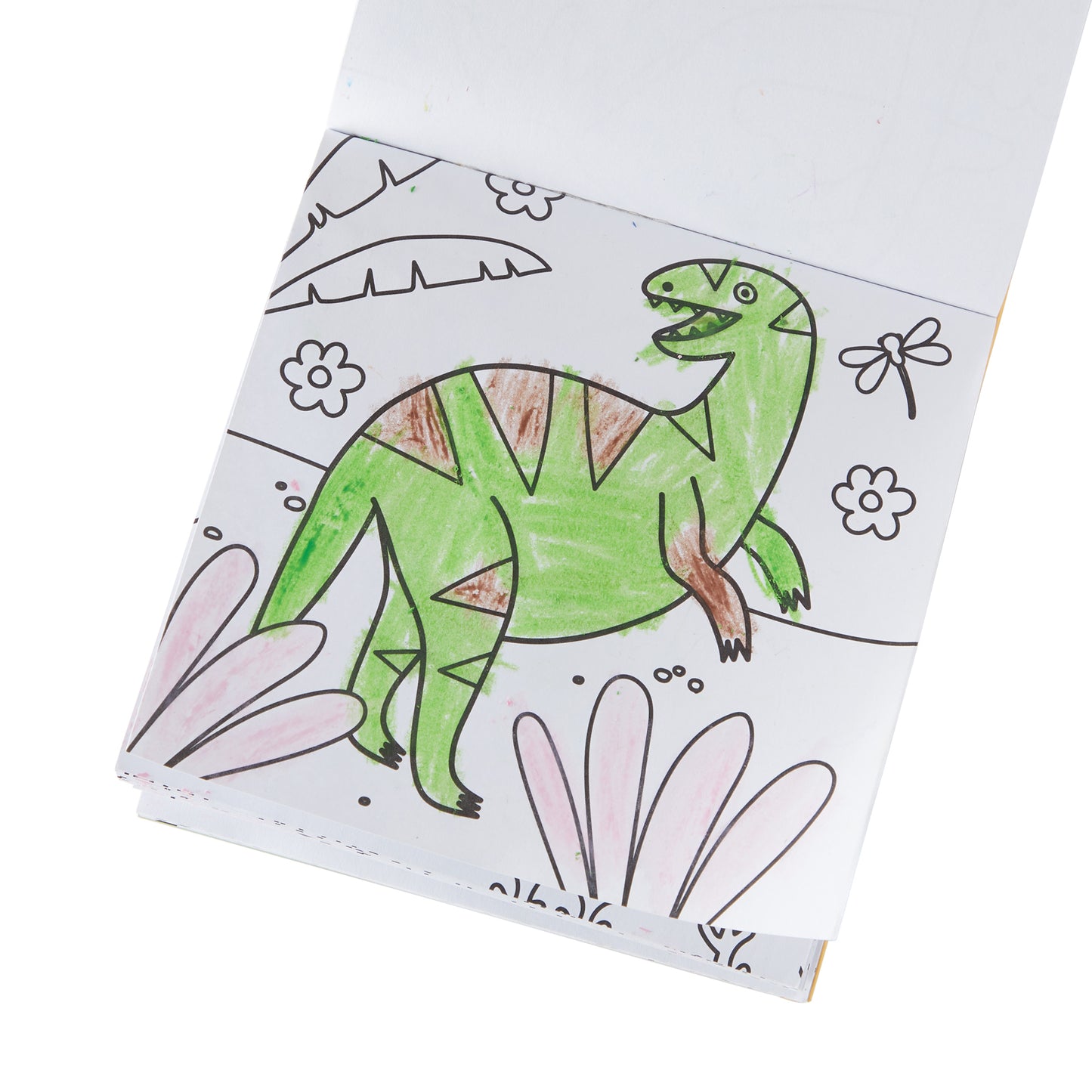 OOLY - Carry Along Kleurboek Set Dinoland | Kleurboek met 9 Waskrijtjes