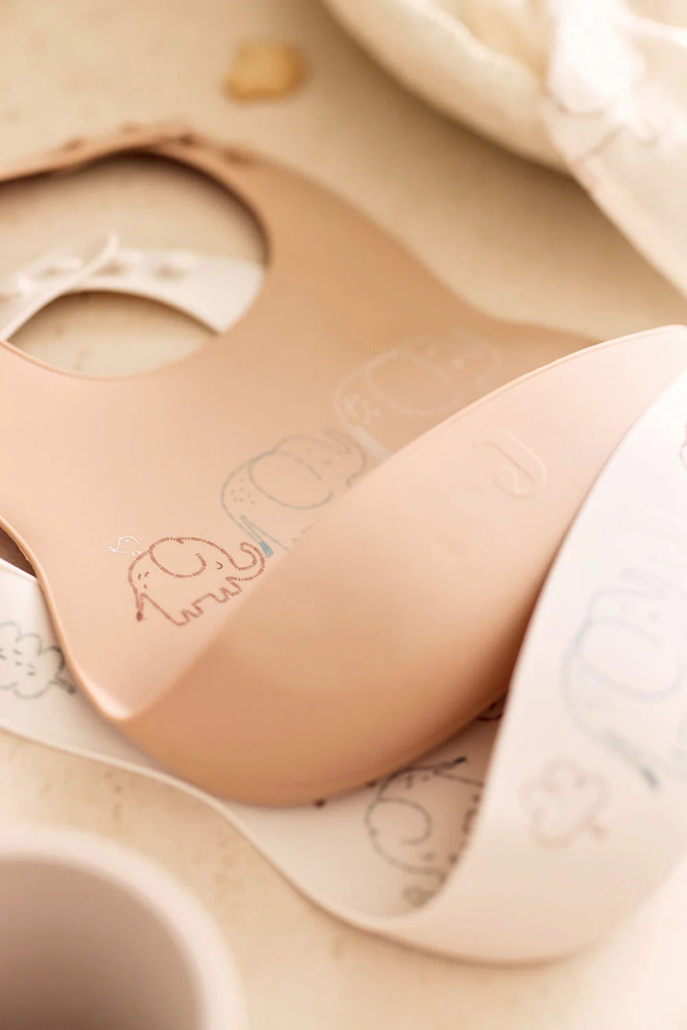 Jollein - Siliconen Slab Elephant Tales (2-pack)