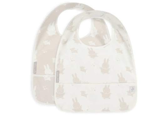 Jollein - Slab Waterproof Miffy & Snuffy Nougat (2pack)