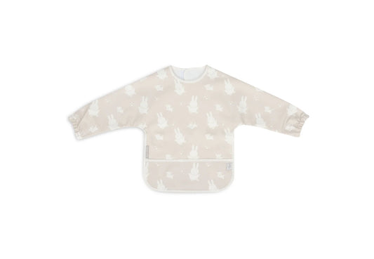 Jollein - Slab Waterproof met Mouw Miffy & Snuffy Nougat