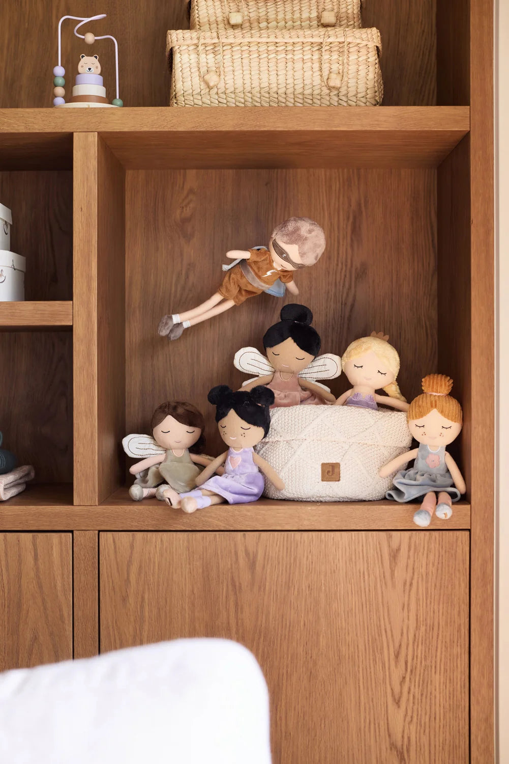 Jollein - Knuffel Doll Rose | Zachte Knuffel voor Baby’s & Peuters