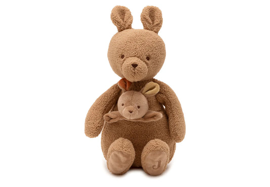 Jollein - Stuffed Animal – Kangaroots | Zachte Knuffel voor Baby’s & Peuters
