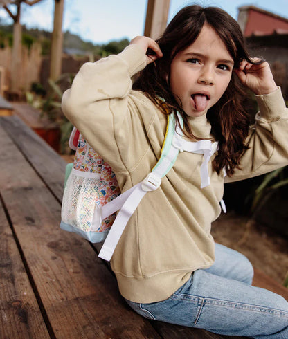 Hello Hossy - Kinderrugzak “Happiness” met bloemmotief
