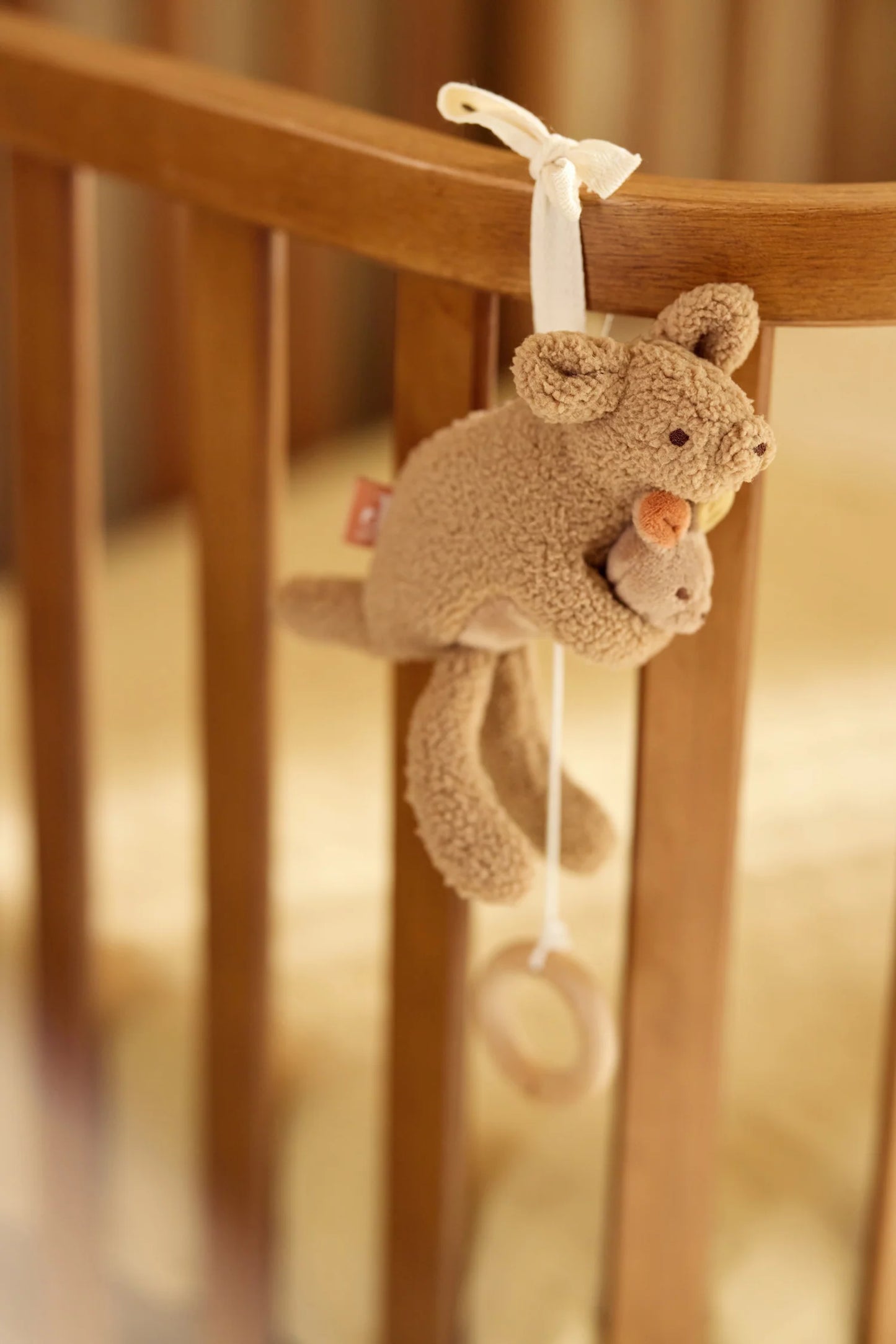 Jollein - Musical Hanger – Kangaroots | Zachte Muziekhanger voor Baby’s