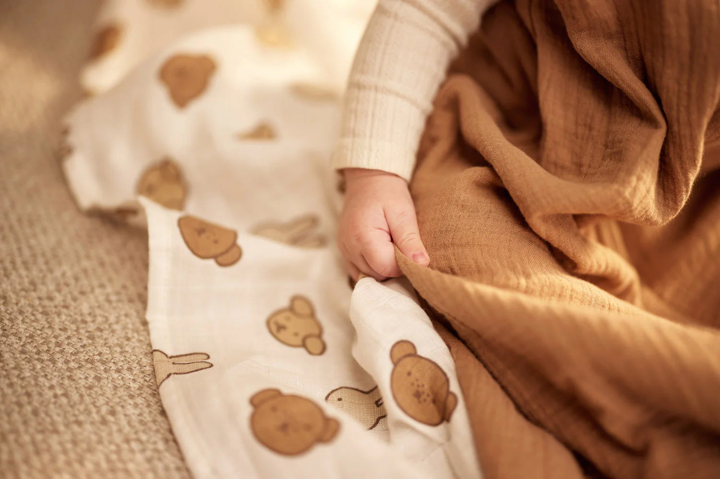 Jollein - Baby Slaapzak 90cm  Muslin Biscuit