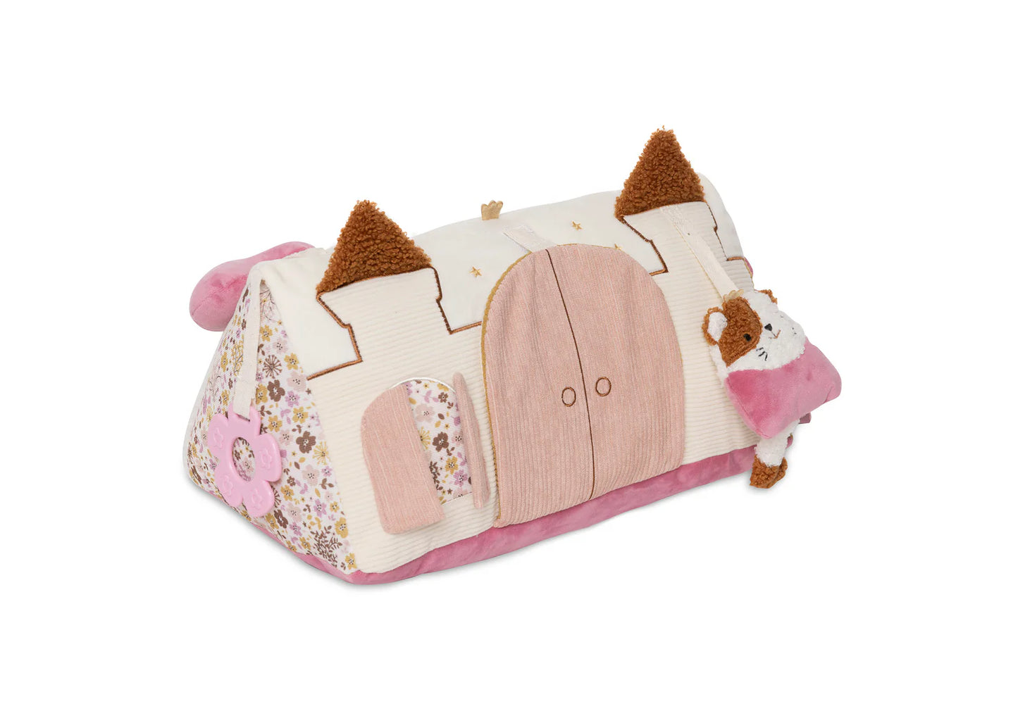 Jollein - Activity Triangle – Flower Fairies | Zachte Activiteitendriehoek voor Baby’s