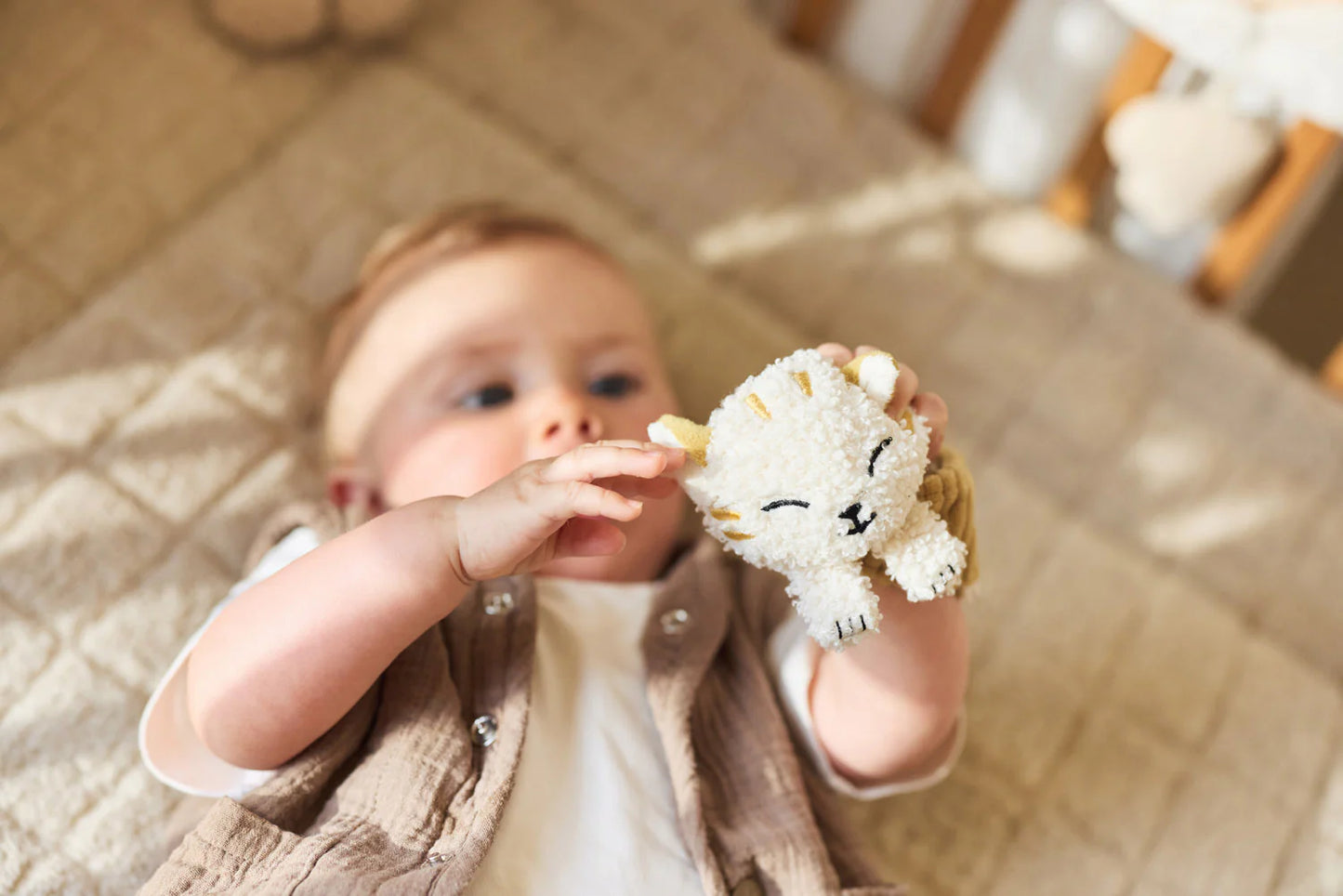 Jollein - Polsrammelaar Tiny Park Charlie Cat