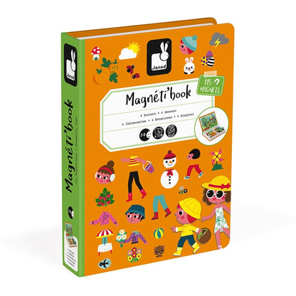 Janod -  Magneti'Book De 4 Seizoenen | Magnetisch Speelboek