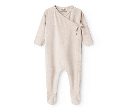 MarMar Copenhagen - Wikkelromper Rubetta Licht Beige