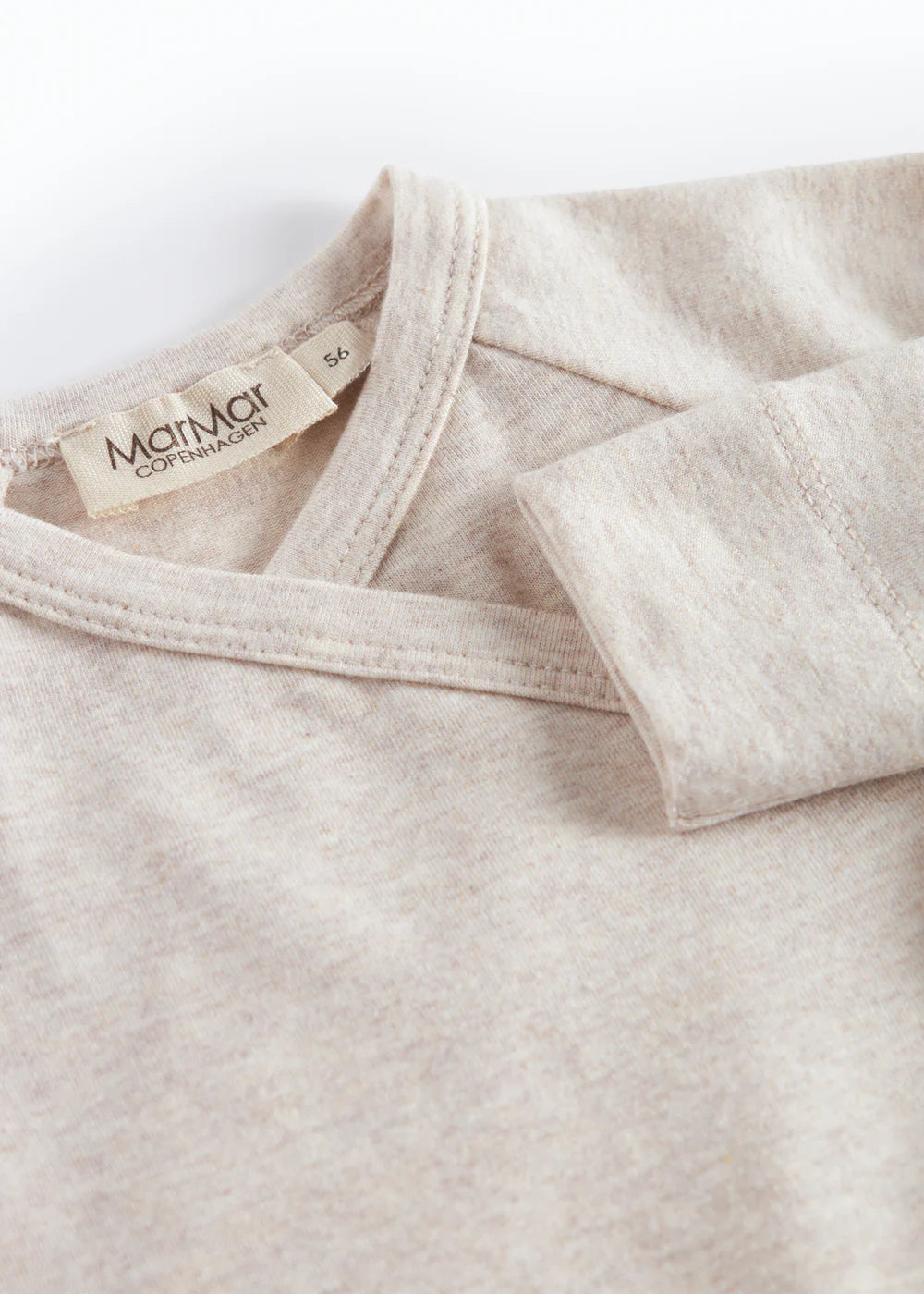 MarMar Copenhagen - Wikkelromper Rula Licht Beige