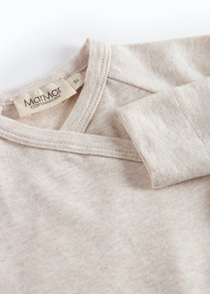 MarMar Copenhagen - Wikkelromper Rula Licht Beige