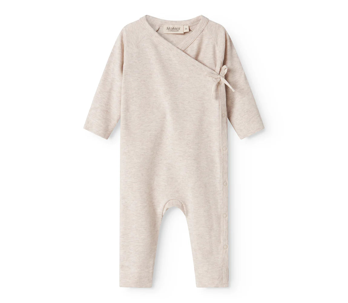 MarMar Copenhagen - Wikkelromper Rula Licht Beige