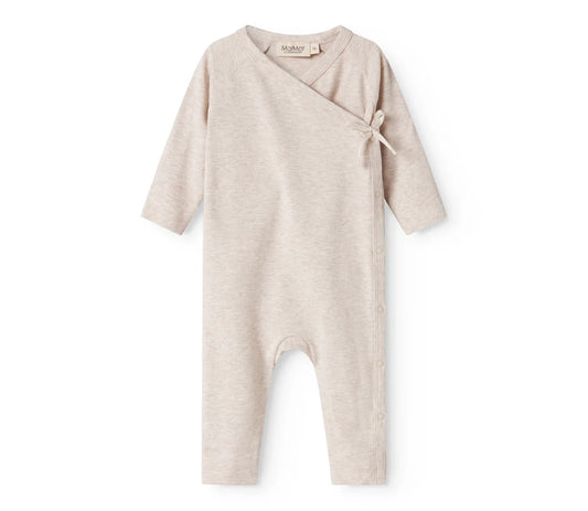 MarMar Copenhagen - Wikkelromper Rula Licht Beige
