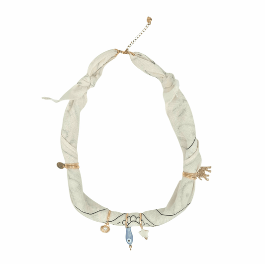 Feestbeest - Bandana Ketting Offwhite Beach