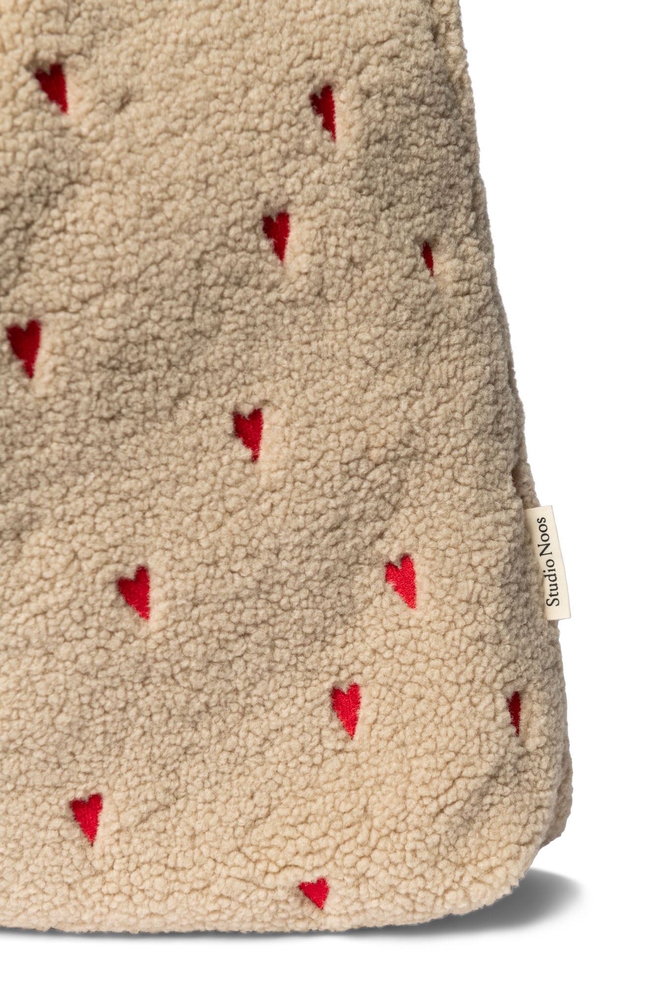 Studio Noos – Teddy Mom Bag Ecru Hearts