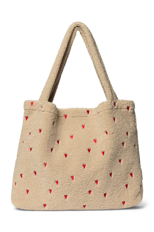 Studio Noos – Teddy Mom Bag Ecru Hearts