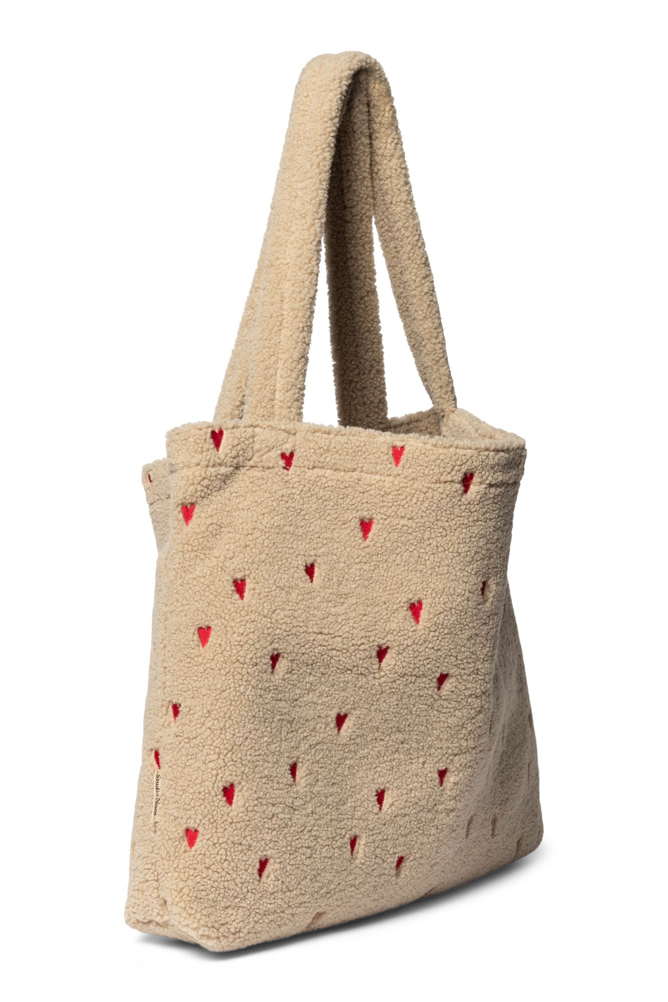 Studio Noos – Teddy Mom Bag Ecru Hearts