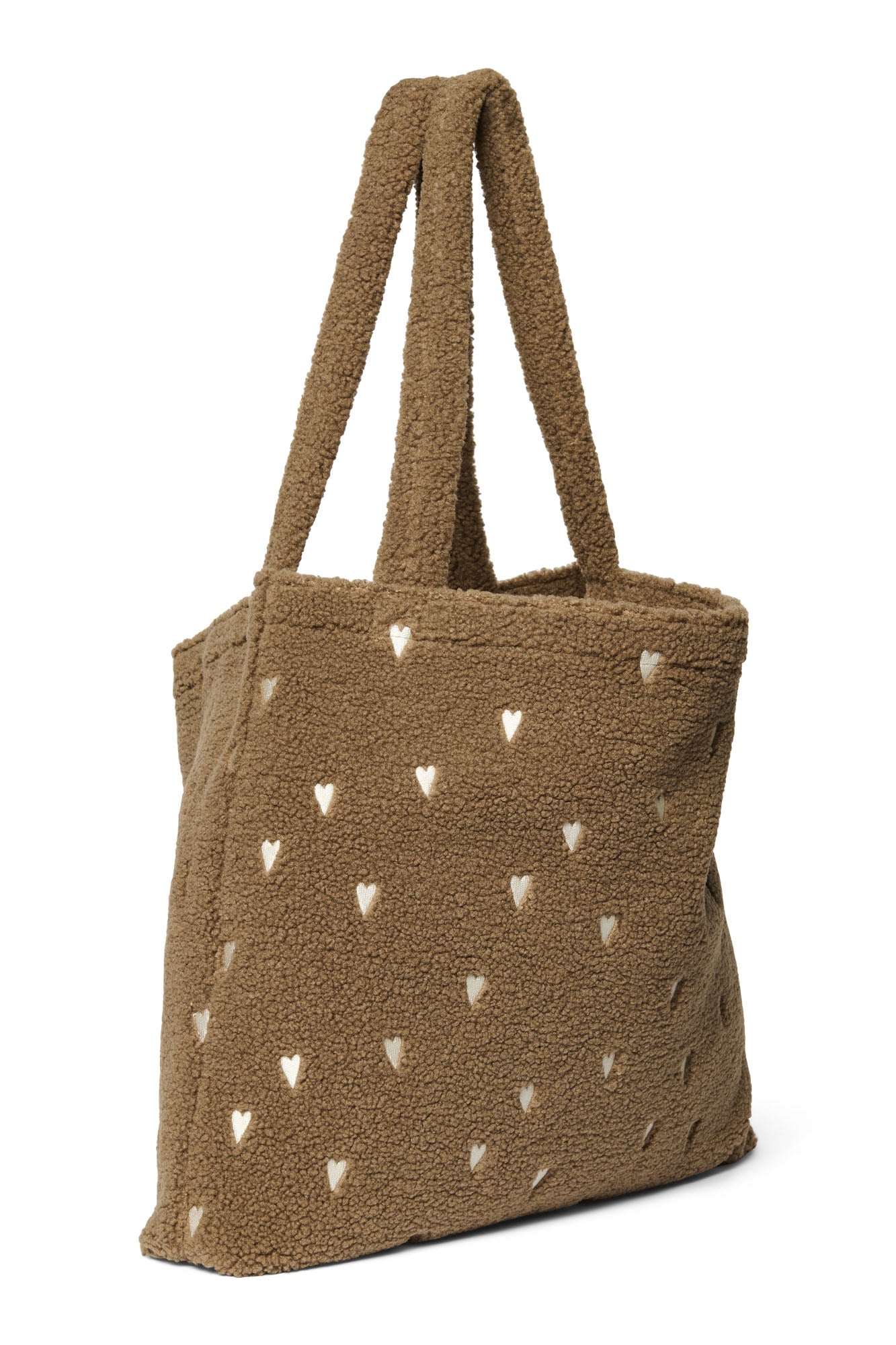 Studio Noos – Teddy Mom Bag Brown Hearts