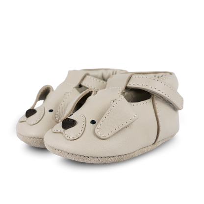 Donsje Amsterdam – Spark Special Shoes | Golden Retriever | Ivory Classic Leather