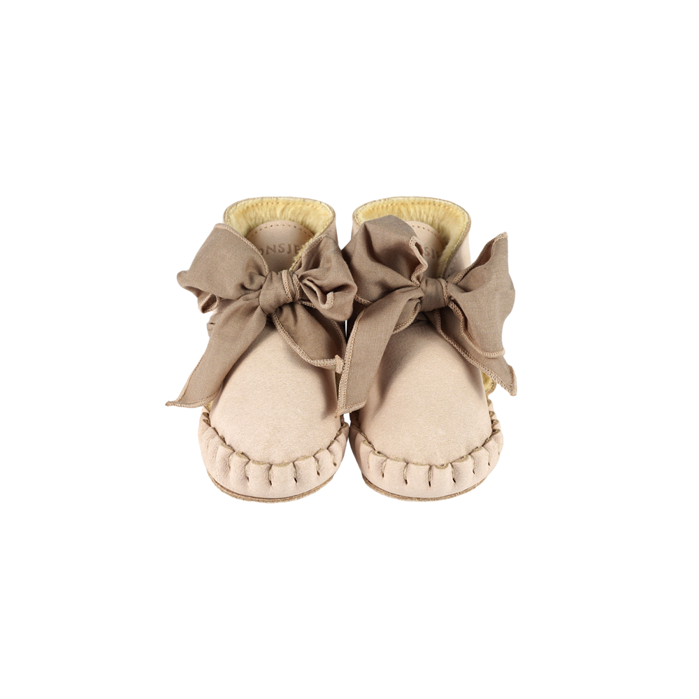 Donsje Amsterdam – Pina Organza Booties | Powder Nubuck