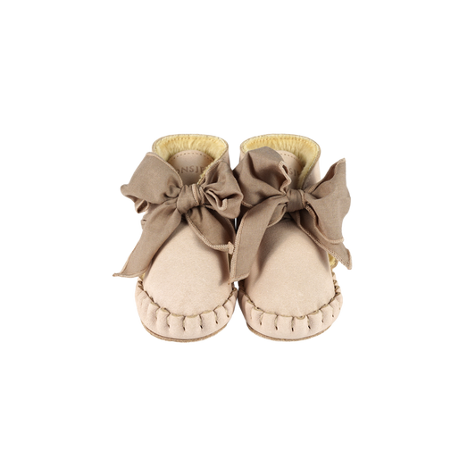 Donsje Amsterdam – Pina Organza Booties | Powder Nubuck