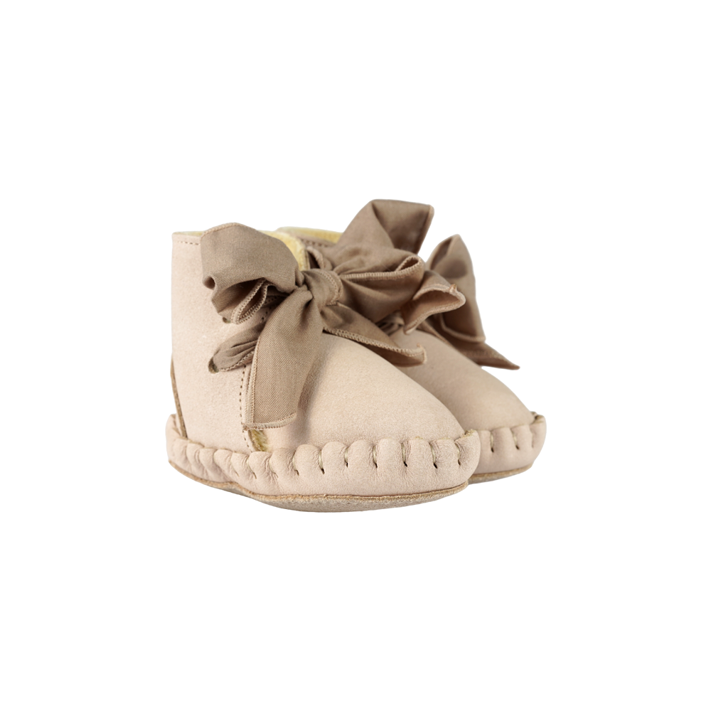 Donsje Amsterdam – Pina Organza Booties | Powder Nubuck