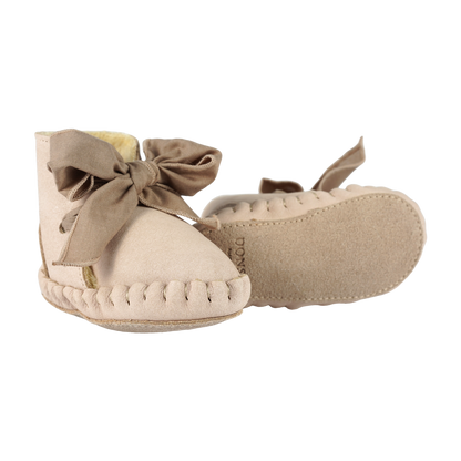 Donsje Amsterdam – Pina Organza Booties | Powder Nubuck