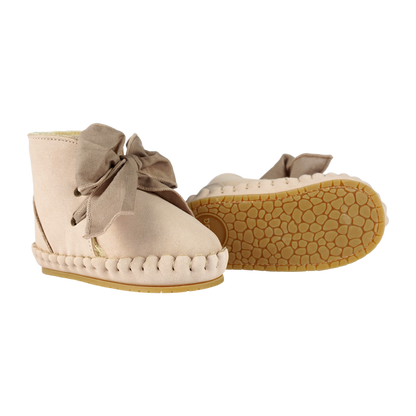 Donsje Amsterdam – Pina Organza Booties | Powder Nubuck