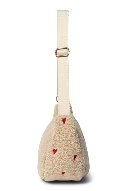 Studio Noos – Ecru Teddy Hearts Adult Fanny Pack