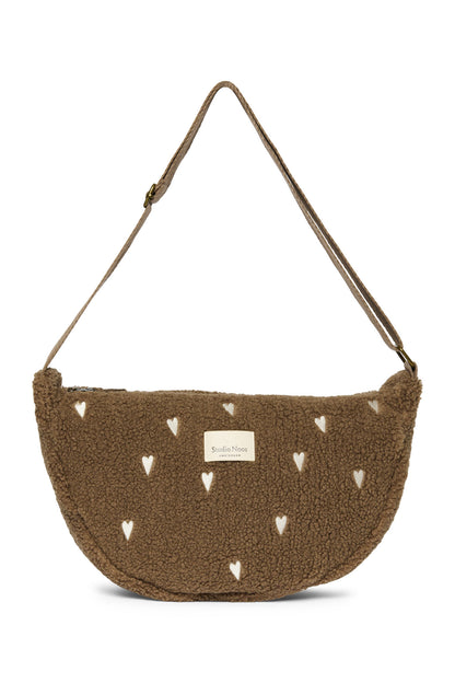 Studio Noos – Brown Teddy Hearts Adult Fanny Pack