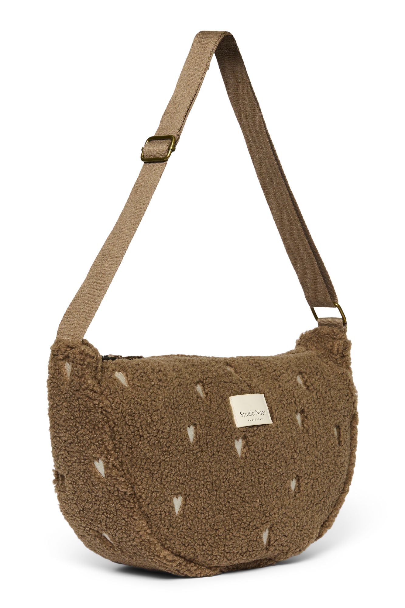 Studio Noos – Brown Teddy Hearts Adult Fanny Pack